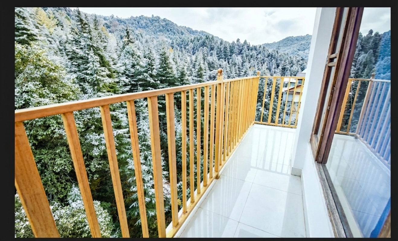 Valley view from hotel balcony, Dalhousie